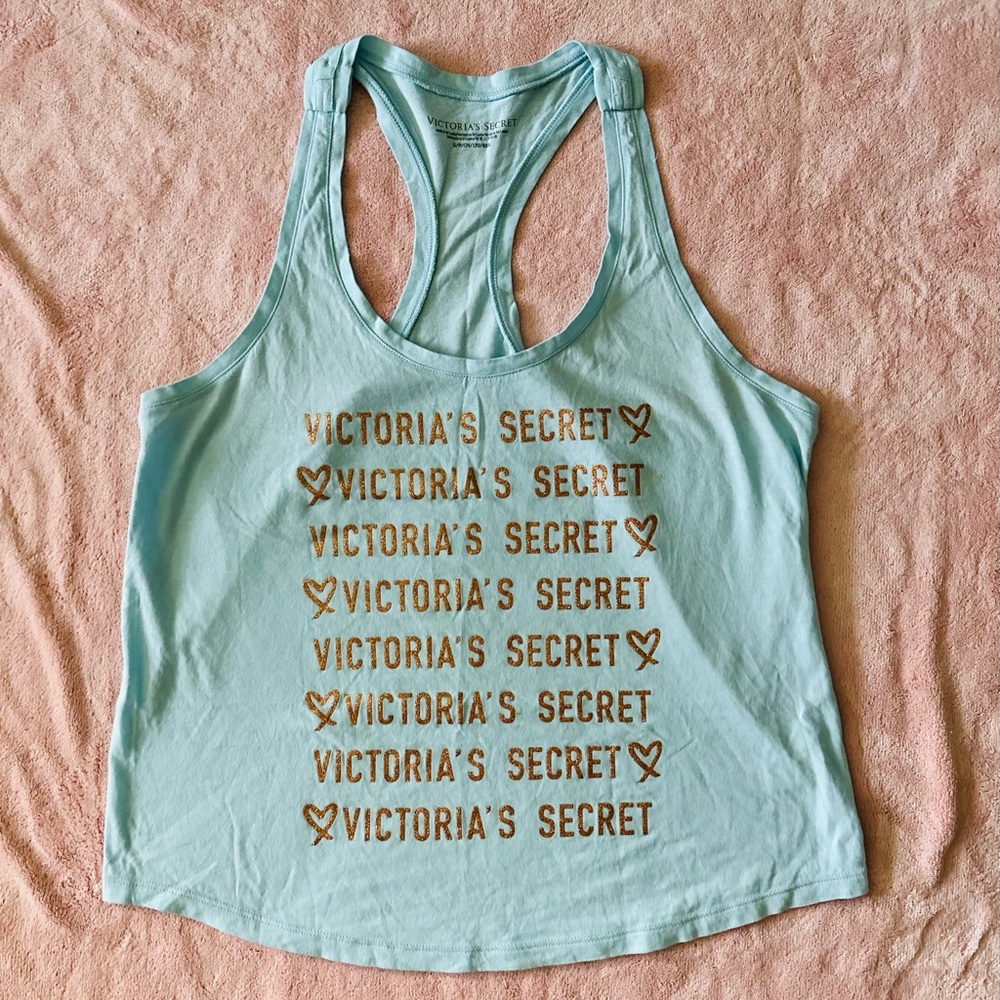 Victoria’s Secret Blue Racerback Tank Top